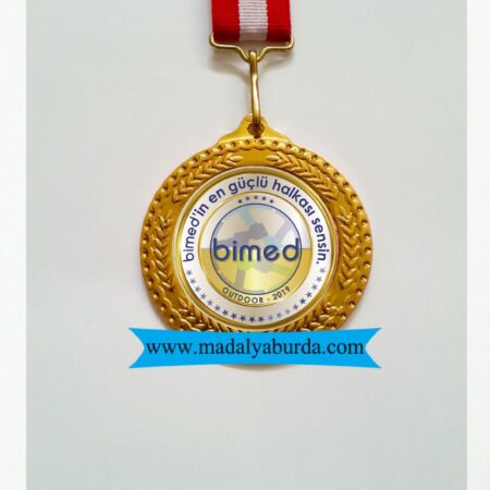baskılı madalya örneği
